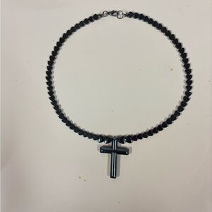 Black onyx with beautiful cross